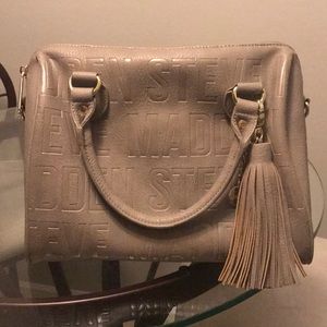 Steve Madden grey handbag